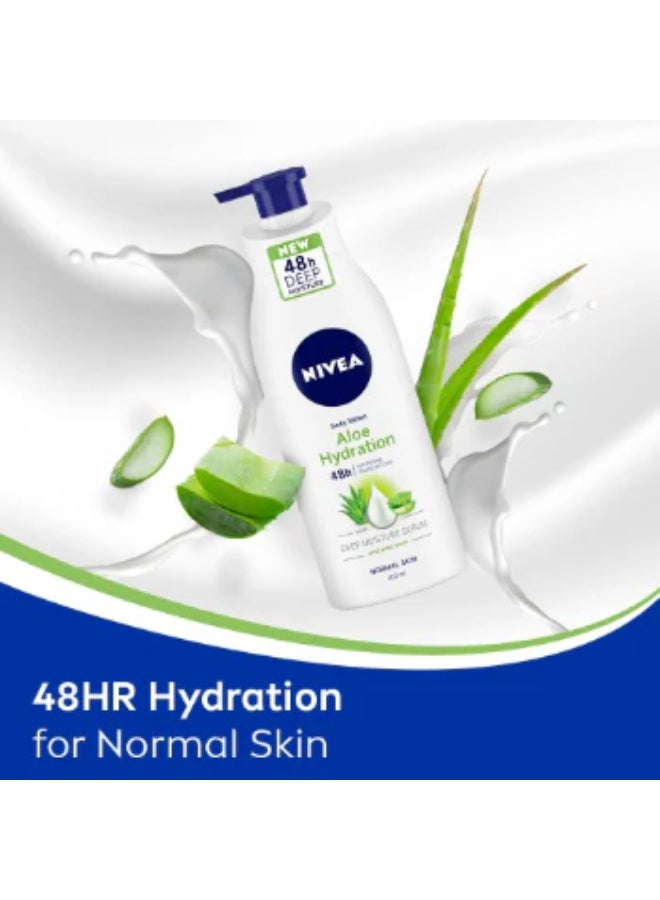Nivea Aloe Hydration Body Lotion, 400ml Bottle - Image 2